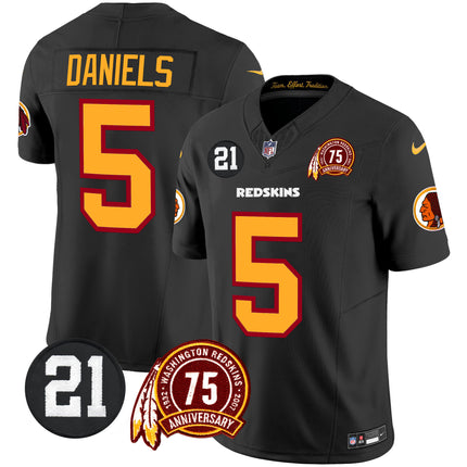 Men's Washington Redskins 75th & Sean Taylor Patch Vapor Limited Jersey - All Stitched