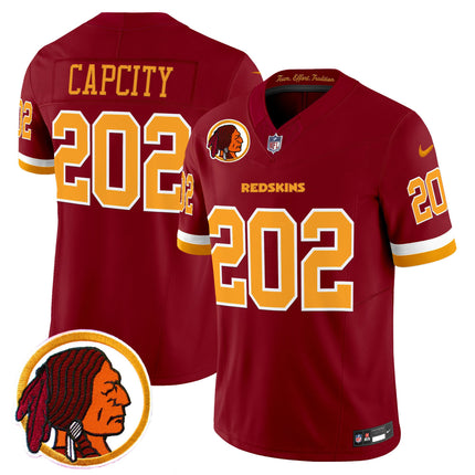 Men's Washington Redskins Throwback Vapor Limited Jersey V2 - All Stitched
