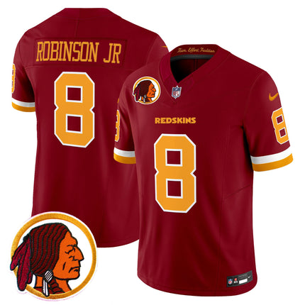 Men's Washington Redskins Throwback Vapor Limited Jersey V2 - All Stitched