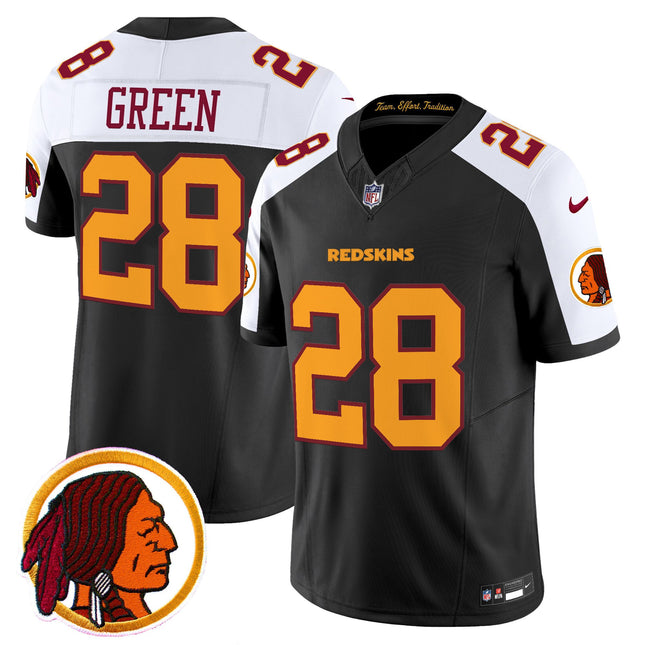 Men's Washington Redskins Throwback Vapor Limited Jersey V2 - All Stitched