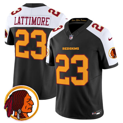 Men's Washington Redskins Throwback Vapor Limited Jersey V2 - All Stitched