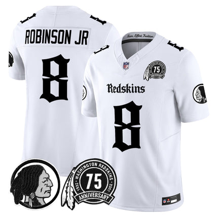 Men's Washington Redskins 'Gothic Capital Edition' Vapor Limited Jersey - All Stitched