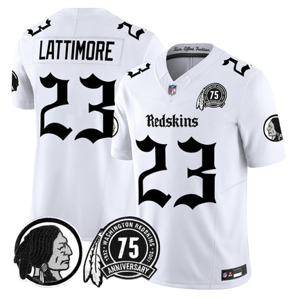 Men's Washington Redskins 'Gothic Capital Edition' Vapor Limited Jersey - All Stitched