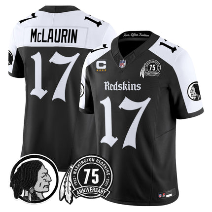Men's Washington Redskins 'Gothic Capital Edition' Vapor Limited Jersey - All Stitched