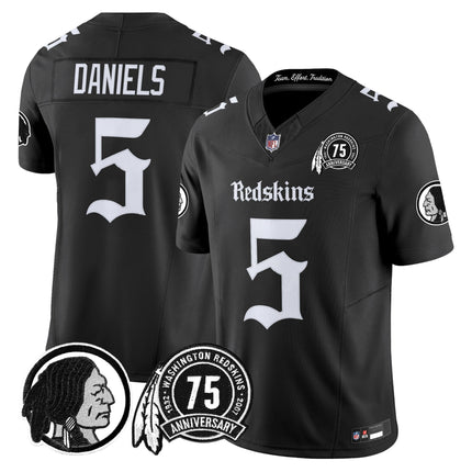 Men's Washington Redskins 'Gothic Capital Edition' Vapor Limited Jersey - All Stitched