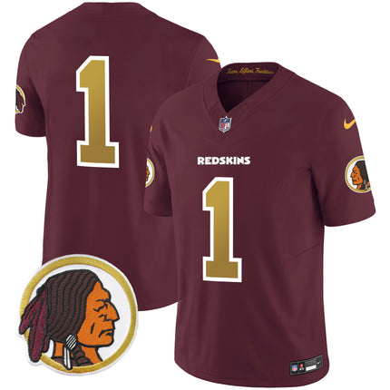 Men's Washington Redskins Throwback Vapor Limited Jersey - All Stitched