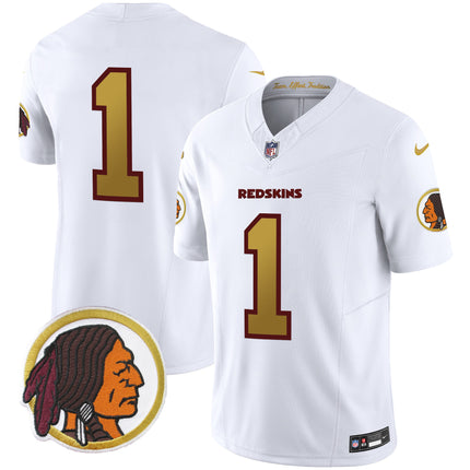 Men's Washington Redskins Throwback Vapor Limited Jersey - All Stitched