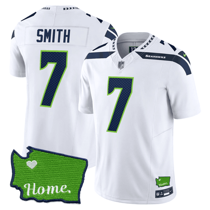 Men's Seattle Seahawks Jersey - SB XLVIII & Washington Home Patch