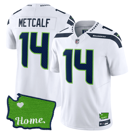 Men's Seattle Seahawks Jersey - SB XLVIII & Washington Home Patch