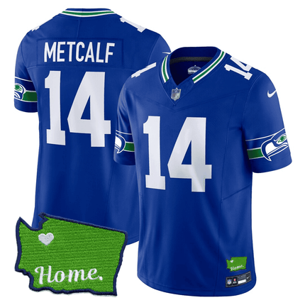 Men's Seattle Seahawks Jersey - SB XLVIII & Washington Home Patch
