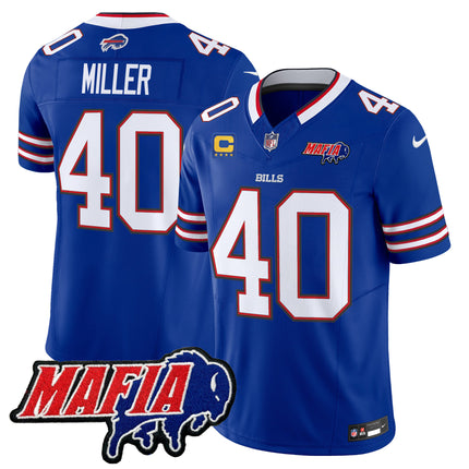 Men's Buffalo Bills 2025 Bills Mafia Patch Vapor Limited Jersey - All Stitched