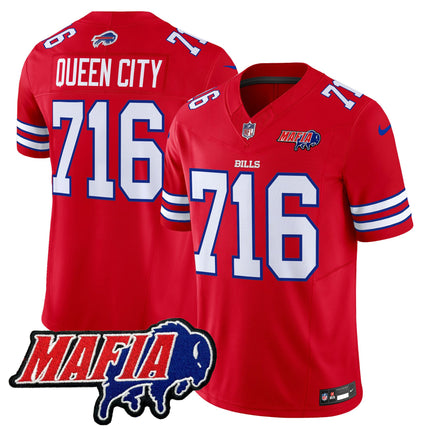 Men's Buffalo Bills 2025 Bills Mafia Patch Vapor Limited Jersey - All Stitched