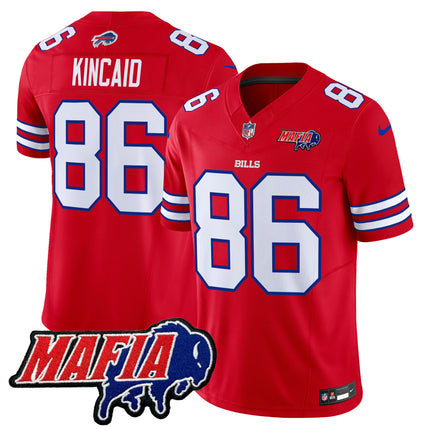 Men's Buffalo Bills 2025 Bills Mafia Patch Vapor Limited Jersey - All Stitched
