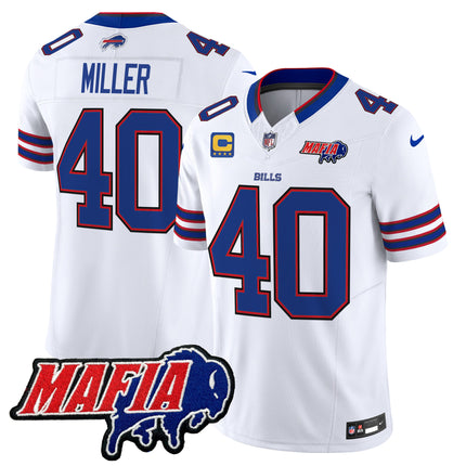 Men's Buffalo Bills 2025 Bills Mafia Patch Vapor Limited Jersey - All Stitched
