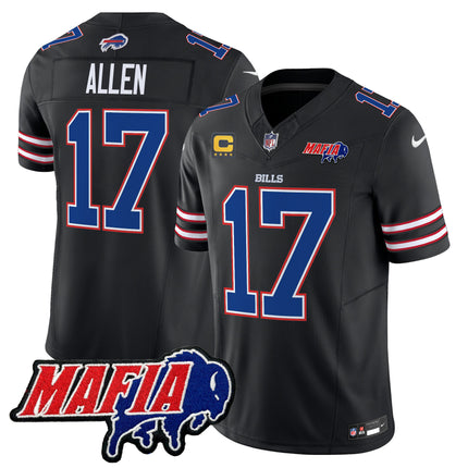 Men's Buffalo Bills 2025 Bills Mafia Patch Vapor Limited Jersey - All Stitched