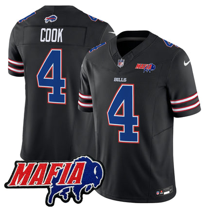 Men's Buffalo Bills 2025 Bills Mafia Patch Vapor Limited Jersey - All Stitched