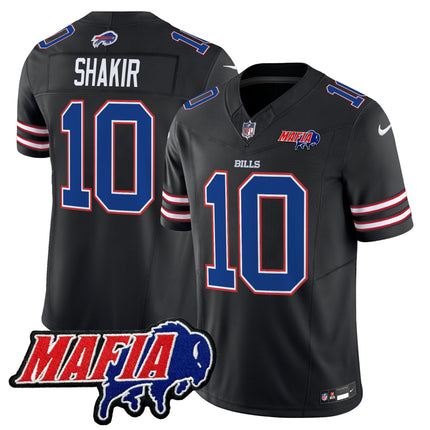 Men's Buffalo Bills 2025 Bills Mafia Patch Vapor Limited Jersey - All Stitched