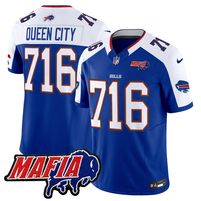 Men's Buffalo Bills 2025 Bills Mafia Patch Vapor Limited Jersey - All Stitched