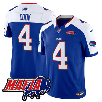 Men's Buffalo Bills 2025 Bills Mafia Patch Vapor Limited Jersey - All Stitched