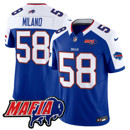 Men's Buffalo Bills 2025 Bills Mafia Patch Vapor Limited Jersey - All Stitched