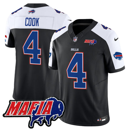 Men's Buffalo Bills 2025 Bills Mafia Patch Vapor Limited Jersey - All Stitched