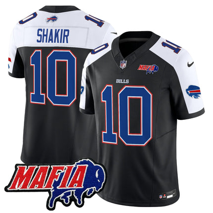 Men's Buffalo Bills 2025 Bills Mafia Patch Vapor Limited Jersey - All Stitched