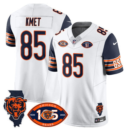 Men's Bears 1920-2025 The Bears Vapor Limited Jersey - All Stitched