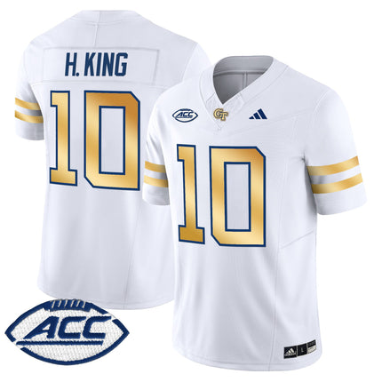 Men's Georgia Tech Yellow Jackets 2025 Vapor Limited Jersey - All stitched