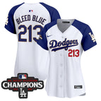 White Alternate / Bleed Blue 213 / S