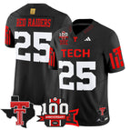 Black / #25 Red Raiders / S