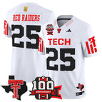 White / #25 Red Raiders / S