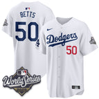 White / Mookie Betts - 50 / S