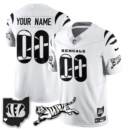 Cincinnati Bengals Vapor F.U.S.E. Limited Custom Jersey - All Stitched