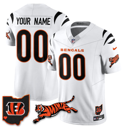 Cincinnati Bengals Vapor F.U.S.E. Limited Custom Jersey - All Stitched