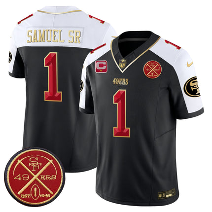 Men's 49ers Est.1946 Patch Vapor Limited Jersey V2 - All Stitched