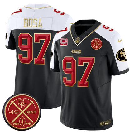 Men's 49ers Est.1946 Patch Vapor Limited Jersey V2 - All Stitched