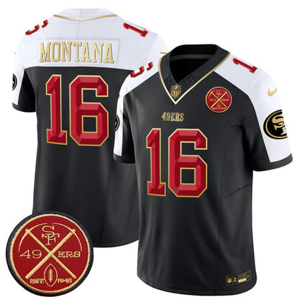 Men's 49ers Est.1946 Patch Vapor Limited Jersey V2 - All Stitched