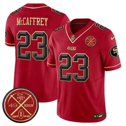 Men's 49ers Est.1946 Patch Vapor Limited Jersey V2 - All Stitched