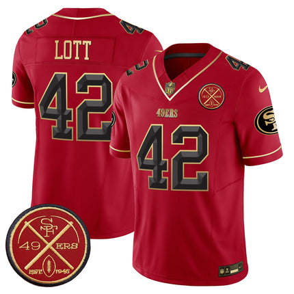 Men's 49ers Est.1946 Patch Vapor Limited Jersey V2 - All Stitched