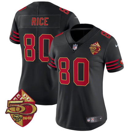 Women's 49ers 1996 Throwback Vapor Limited Jersey - All Stitched