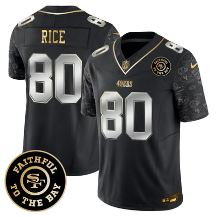 Men's 49ers Pattern Style Vapor Limited Jersey - All Stitched