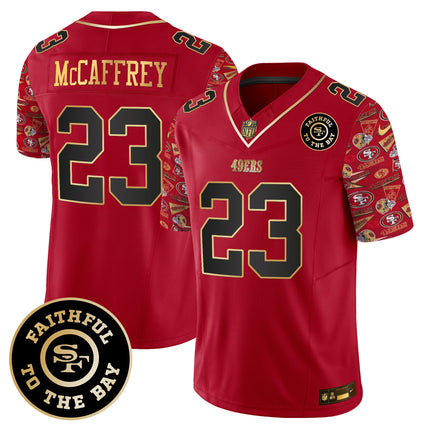 Men's 49ers Pattern Style Vapor Limited Jersey - All Stitched