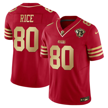 Men's 49ers 2023 Vapor Gold Limited Jersey - All Stitched