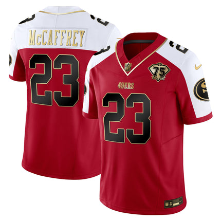 Men's 49ers 2023 Vapor Gold Limited Jersey - All Stitched