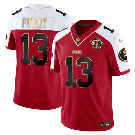 Men's 49ers 2023 Vapor Gold Limited Jersey - All Stitched