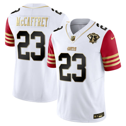 Men's 49ers 2023 Vapor Gold Limited Jersey - All Stitched