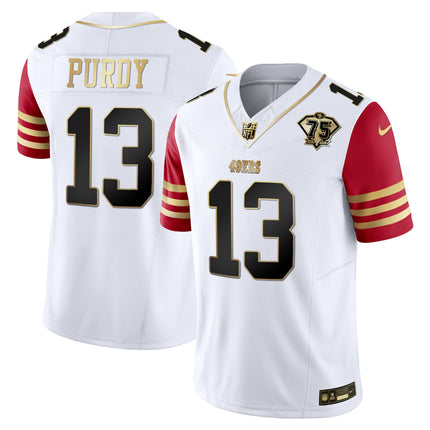 Men's 49ers 2023 Vapor Gold Limited Jersey - All Stitched