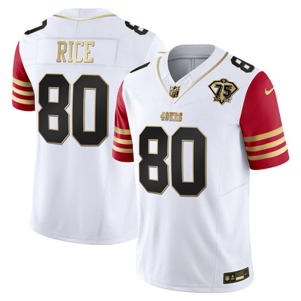 Men's 49ers 2023 Vapor Gold Limited Jersey - All Stitched