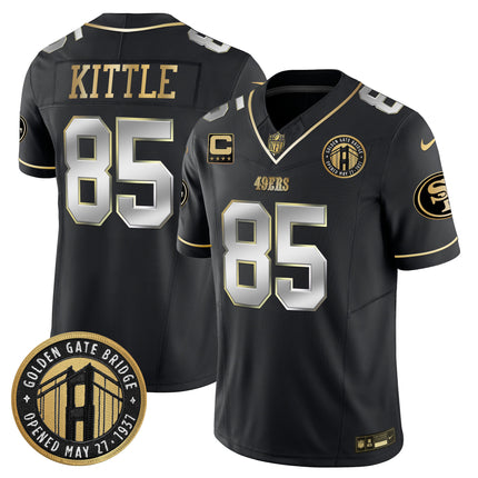 Men's 49ers Golden Gate Bridge Patch Vapor Limited Jersey - All Stitched