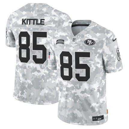 49ers 2024 Salute to Service Vapor Limited Jersey - Arctic Camo - All Stitched